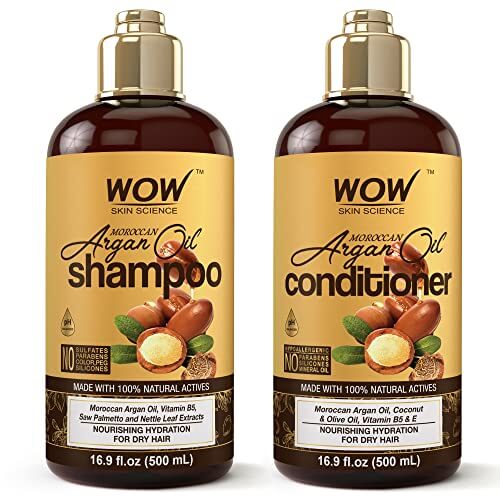 WOW hair products Moroccan Argan Oil Shampoo.