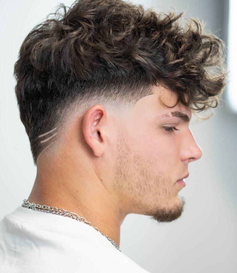 hairstyles man for curly hairs