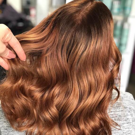 Light Brown, Auburn Hair
