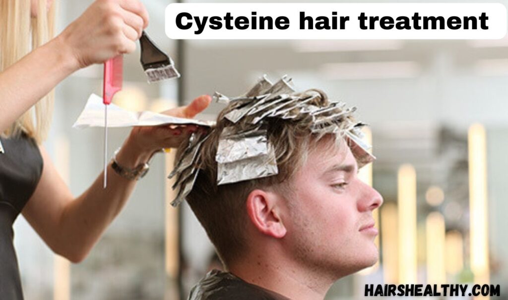 Cysteine hair treatment